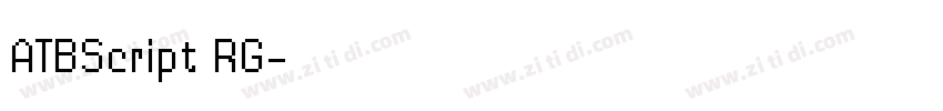 ATBScript RG字体转换